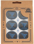 Resim ZM plus Voge Siyah-mavi Koruma Takozu Damla Etiket Sticker Çap Ø39.00mm Mavı 