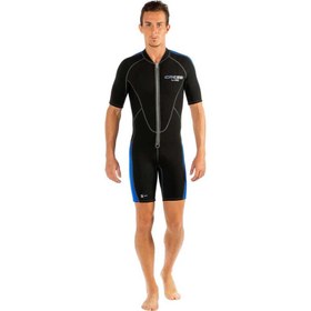 Resim Cressi Lido Man Shorty Dalış Elbisesi - 2MM / L / BLACK / BLUE 