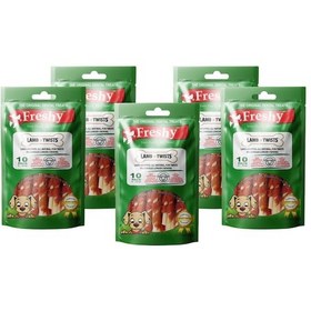 Resim Freshy Lamb Twists Kuzulu Burgu Çubuk 50'li 5 x 500 G 