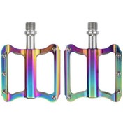 Resim Lunje Xt-t001 Bir Çift Anti-titreşim Dağ Bisikleti Pedalı Kaymaz Hafif Alüminyum Alaşım Bisiklet Pedalı Plaka - Çok Renkli Yurt Dışından A 