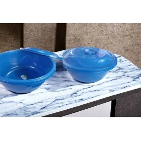 Resim Mavi 40L Kapaklı Plastik Leğen, 32X59CM, Dayanıklı ve Kullanışlı. 