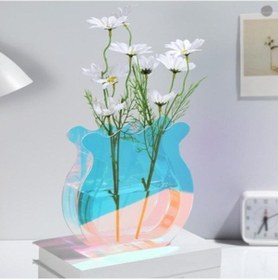 Resim Lijinxu Akrilik Vazo Minimalist Çiçek Tutucu Şeffaf Dekoratif Diğer 