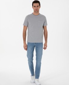 Resim Cacharel Açık Mavi Slim Fit Pamuk Karışımlı Jean Pantolon Denim 