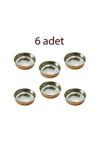 Resim Bakır Kahvaltılık Ve Çerezlik 6 Adet Bakır 