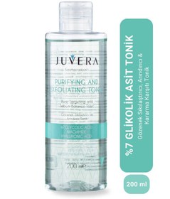Resim Juvera cosmeceuticals glikolik asit içerikli gözenek sıkılaştırıcı arındırıcı ve kararma karşıtı tonik 200ml 