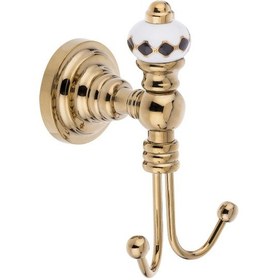 Resim Pure Geometrik Siyah Altın - Pvd Gold Ikili Askılık Aks-205 Çok Renkli 