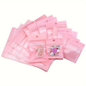 Resim MINGXUAN 20 Adet Pembe Kelebek Kurdeleli Kilitli Poşetler, Şeffaf Mühürlenebilir OPP Ambalaj Poşetleri DIY Takı Ambalajı, Sergileme ve Küçük İşletme Perakende Kullanımı İçin - Dayanıklı Plastik Malzeme, Takı Yapımı Sergileme ve Ambalaj Malzemeleri, Boncuk ve Takı Yapımı 