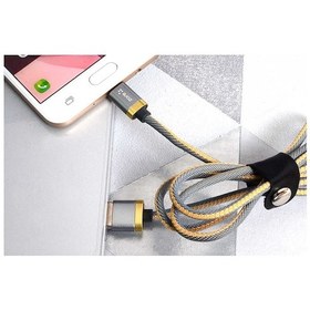 Resim Mobilefix Siyah-gold Poro Micro Usb Kablo 1m 