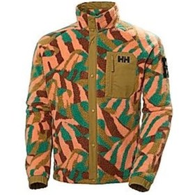 Resim Helly Hansen Panorama Printed Pile Snap Mont Erkek Polar-28824-turuncu 