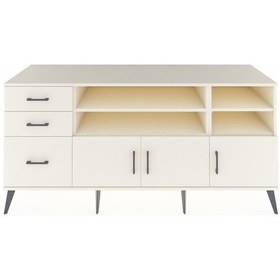 Resim Kronos Konsol 4 Raflı 3 Çekmeceli 3 Kapaklı 176x59x83 Aytaşı-aytaşı/aytaşı Aytası 