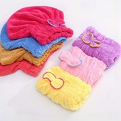 Resim 1 adet Prenses Tarzı Hızlı Kuruma Banyo Şapkası, Süper Emici Mikrofiber Saç Kurutma Kapağı Kadınlar Için, Yumuşak Ev Günlük Kullanım Saç Sarımı, Sevgililer Günü Hediyesi 
