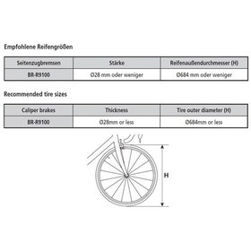 Resim Shimano Dura-ace Br-r9100 Fren Ayakları Takım 