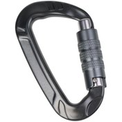 Resim Suntek 12kn D Şekli Karabina Vida Kilitleme Klipsi Kanca Gri 