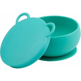 Resim Oioi Vakum Tabanlı Silikon Kase Yeşil 