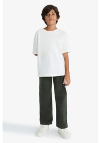 Resim Defacto Erkek Çocuk Wide Leg Düz Paça Jean Pantolon G2929a825aukh243 Haki 