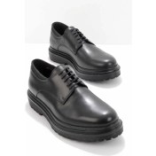 Resim Bambi Siyah Leather Erkek Oxford Ayakkabı E01600272903 
