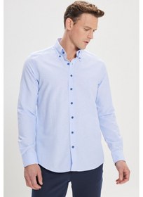 Resim Altınyıldız Classics Erkek Gömlek (465127672) Mavi 