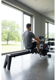 Resim Triathlon T-231 Manyetik Kondisyon Küreği Paslanmaz Çelik 8 Kademeli Direnç 68 Cm Ray 