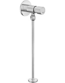 Resim Eca Zaman Ayarlı Aplike Pisuvar Musluğu Tek Su Girişli 102111146 Krom 