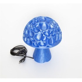 Resim Mantar Gece Lambası - Mavi 