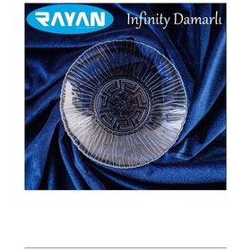 Resim Cam Tabak Güneş Yıldız Gül Model 6'lı Royaleks-g-404 Çok Renkli 