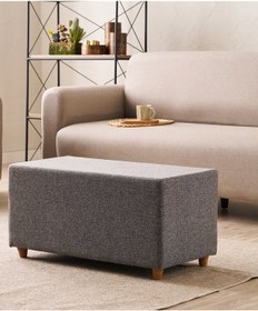 Resim Favora Urla Puf - Antrasit Antrasit 