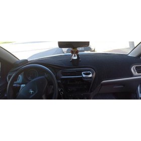 Resim LeeWillson Peugeot 301 Modellerine Uygun Torpido Koruma Halısı Siyah Kenar Renk Mavi 