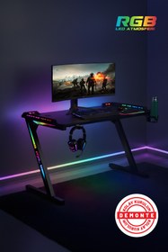 Resim DRİFT Aura RGB Ledli Oyuncu Masası 