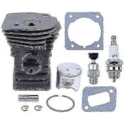 Resim Husqvarna 340/345 Zincirli Testere Yenileme Seti Silindir Piston Üst Kaplama 503870276 