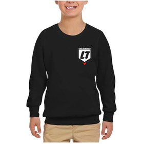 Resim Louis Tomlinson - LT Siyah Çocuk Sweatshirt 