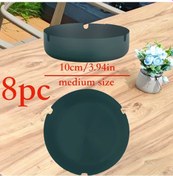 Resim Dashanshop Kişiselleştirilmiş 8 Parça Yeşil Paslanmaz Çelik Masif Pirinç Kül Tablası 