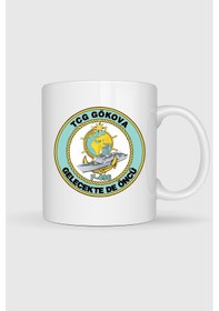 Resim Tcg Gökova Seyir Temalı Tasarımlı Kupa Bardak Beyaz 