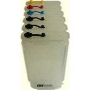 Resim Hp 72XXL Uyumlu Matte Bk Photo Bk Grey C M Y Kolay Dolan Kartuşla 