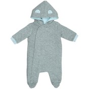 Resim Mammaramma Winter Collection Dışı İçi Pamuklu Dolgulu Kışlık Astronot Tulum Kozmonot Tulum 6-9 Ay Gri Diğer 