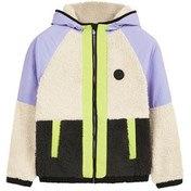 Resim Skechers G Outdoor Fleece Full Zip Sherpa Çocuk Mont Krem 