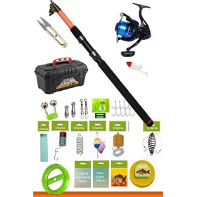 Resim Çok Renkli Yeni Başlayanları Profosyonel Yapan Ekonomik Olta Seti Harika Kalite Deniz Ve Göl Takım 