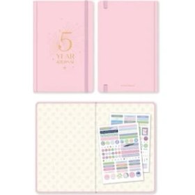 Resim 5 Yıllık Süresiz Günlük Ajanda 13X21 - Pembe 