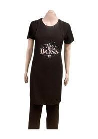 Resim Boss Bay Sevgili Kombini Mutfak Önlüğü Siyah 