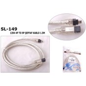 Resim S-Link Sl-149 Ieee1394 4Pin To 9Pin 1.5M Firewire Kablosu 