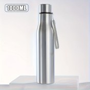 Resim Paslanmaz Çelik Su Matarası, Sızma Önleyici Outdoor Spor Tasarımı ile Yürüyüş için Taşınabilir Dayanıklı Kolay Tutuş Kulplu - Temel Cadılar Bayramı ve Noel Aksesuarı 