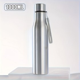 Resim Paslanmaz Çelik Su Matarası, Sızma Önleyici Outdoor Spor Tasarımı ile Yürüyüş için Taşınabilir Dayanıklı Kolay Tutuş Kulplu - Temel Cadılar Bayramı ve Noel Aksesuarı 