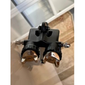 Resim Çift Kafa Krom Kaplama Tabancası 1.4 Nozle 