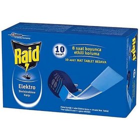 Resim Raid Elektro Isıtıcı + 10 Kokusuz Mat 