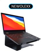 Resim NEWOLEXX Laptop Standı Notebook Soğutucu Macbook Yükseltici Sehpa-siyah 