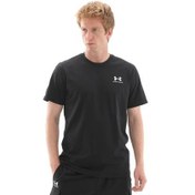 Resim Under Armour Ua Icon Hwt Tee Taping Erkek T-Shirt Siyah 