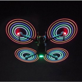 Resim Profisher Djı Mavic Pro Led Flaş Işıklı Düşük Gürültülü Gece Uçuş Pervanesi 