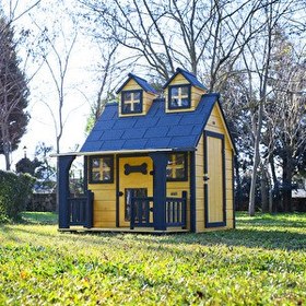 Resim Mandu Gold Edition Ahşap Köpek Kulübesi 