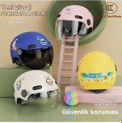 Resim Moly Türkçe Çocuk Kaskı, Erkek/kız Uzun Beyaz Tavşan Çiftliği, 4 Mevsim, Evrensel, Emniyet, Ab Sınıflandırması Beyaz 