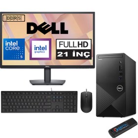 Resim Dell Vostro 3030 mt Intel Core I5 12400 24GB Ddr5 2tb SSD 21.5" Fhd Windows 11 Home Intel® UHD Graphics 730 Masaüstü Bilgisayar 21N3030I5EMEAH14 + Zetta USB Bellek 