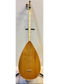 Resim Artemis Tam Profesyonel Kısa Sap Oyma Maun Bağlama 